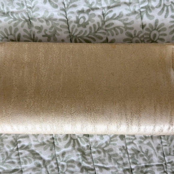 Vintage 1950sโ60s Gold Shimmer Clutch โ Retro Evening Purse - Picture 1 of 9